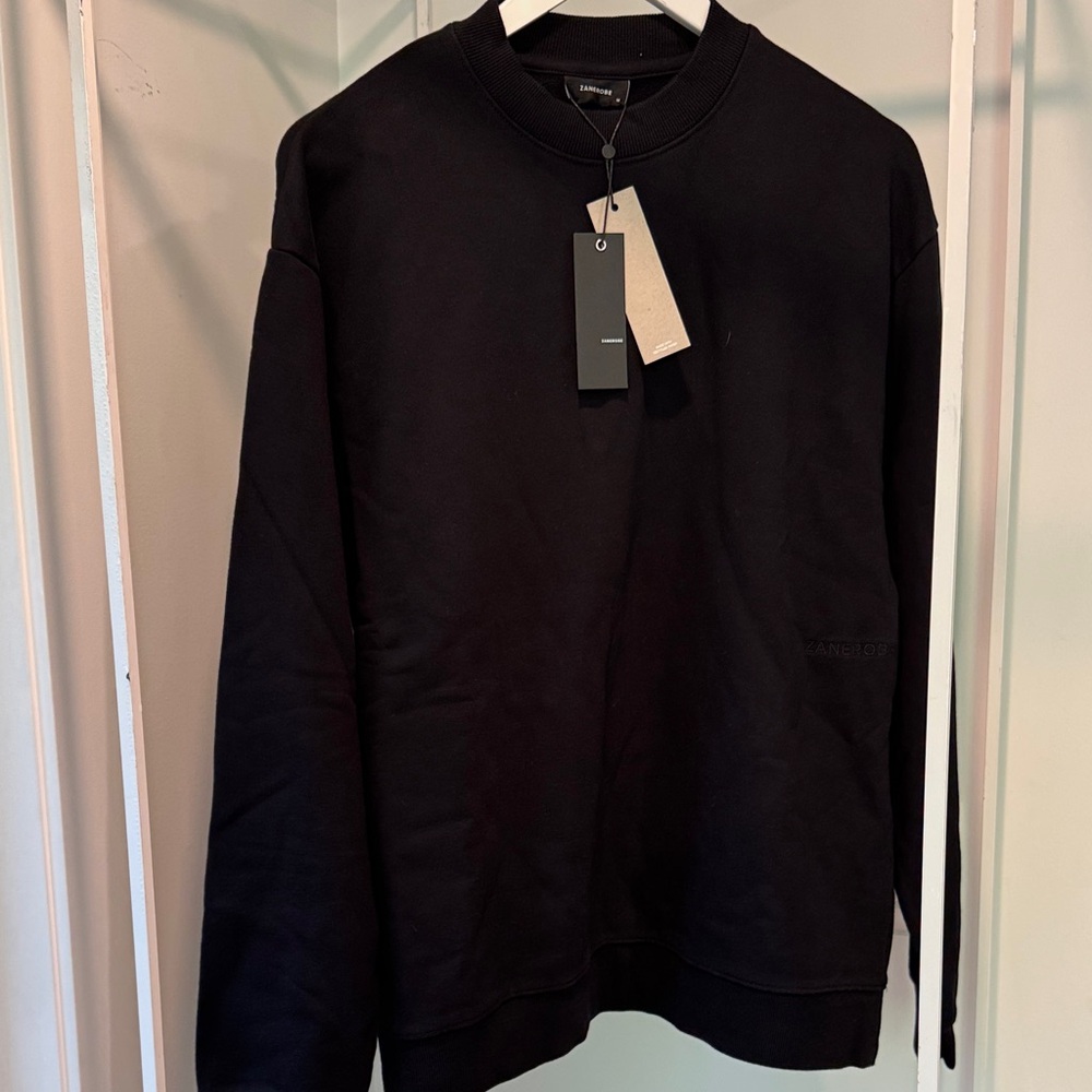 Zanerobe Classic Black Crewneck Sweater